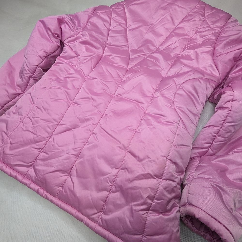 Kc Collections Girl's Pink Puffer Jacket Barbie Girly - Picture 9 of 11